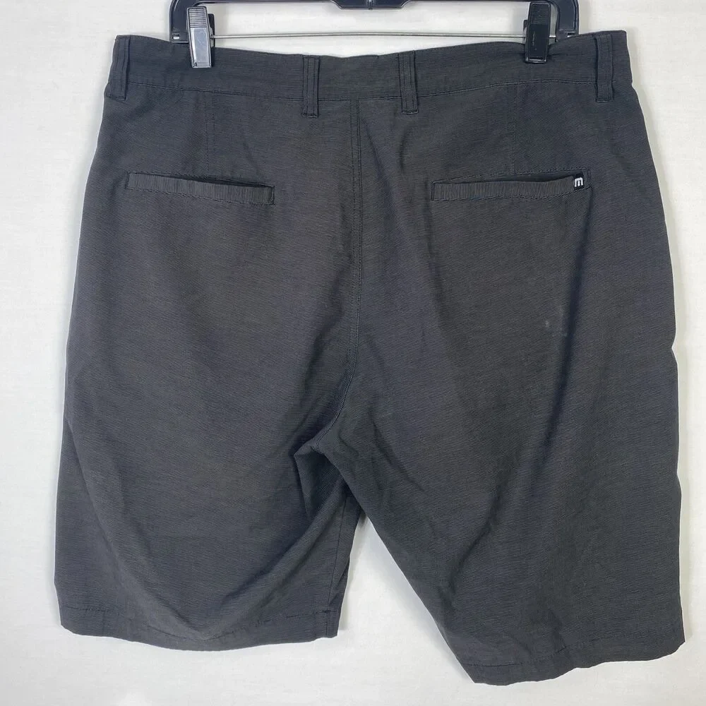 Travis Matthew Shorts Mens Size 34 Gray Chino Golf Lightweight Performance